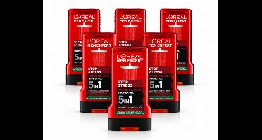 L'Oréal Men Expert - Showergel - Stop Stress - 6X250 ml