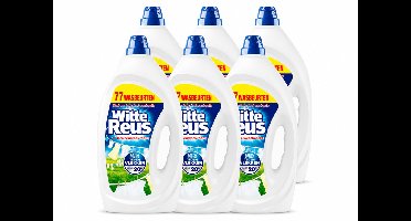 6 x Witte Reus - Vloeibaar Wasmiddel - Witte Was - 77 Wasbeurten - Voordeelverpakking - 6 stuks