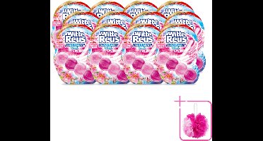12 x Witte Reus - Toiletblok Brilliant Gel - Spring Rain - 1 Toiletblok - Bulkverpakking - Toiletgel - Douchemop - Reinigingsgel