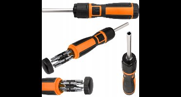 Ratelschroevendraaier met 1:5 overbrenging en 12 bits