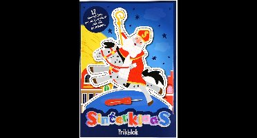 Sinterklaas prikblok knutselset voor kinderen met prikpen.