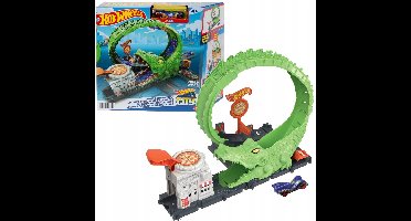 Hot Wheels Krokodil in de Aanval Looping - Racebaan