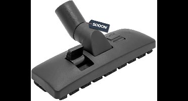 SQOON® Combi zuigmond 38 mm - 27 cm breed - Nylon haren - Geschikt voor universele stofzuigers met 38 mm aansluiting - Voor harde vloeren en tapijt