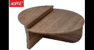 Hoppa! Salontafel - Okkernoot - 80 x 80 x 32/37 cm (B x D x H)