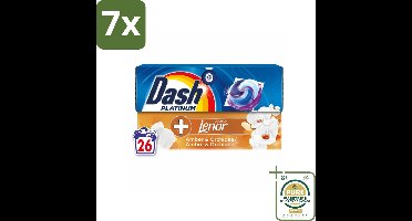7 x Dash – Wasmiddelcapsules – 4in1 Pods Amber & Orchidee – 26 capsules - Grootverpakking - 4 In 1 Wasmiddel - Wascapsules - Wasmiddel Voor Wasmachine - Wasmiddel Met Geur - Wasmiddel Voor Kleding