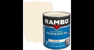 Rambo Pantserbeits Deur & Kozijn Dekkend - 0.75L - RAL 9001 | Crèmewit