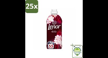 25 x Lenor - Wasverzachter - Jasmijn & Rose de Mai - Fris & Zacht - 55 Wasbeurten - Grootverpakking - Wasverzachter - Lenor - Jasmijn - Roos - Geur