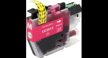 Inktcartridge Geschikt voor Brother LC3213 | 1x Magenta Geschikt Voor Brother DCP-J572DW, Brother DCP-J772DW, Brother DCP-J774DW