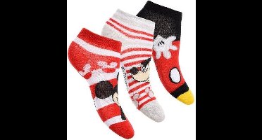 Mickey Mouse -enkelsokken Mickey Mouse - 3 paar - jongens - maat 23/26