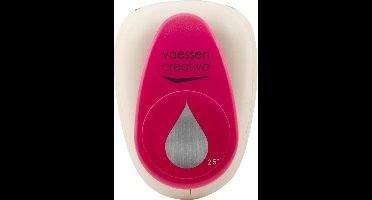 Vaessen Creative Pons - Figuurpons - Druppel - 4,2 x 6,4 cm