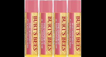 Burt's Bees- lippenbalsem Pink Grapefruit- 4 pak.