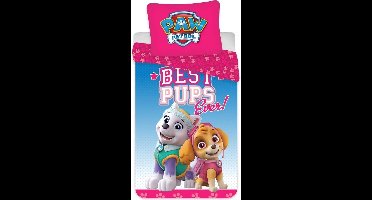 Paw Patrol peuterdekbedovertrek Best Pups 100 x 135 cm - 40 x 60 cm Katoen