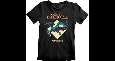 Minecraft Kids - Ender Dragon T-shirt - zwart - 104