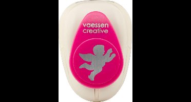 Vaessen Creative Pons - Figuurpons - Engel - 2,4 x 2,1 cm