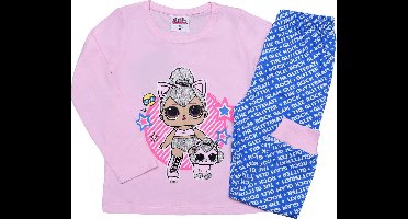 LOL Surprise - Pyjama - Maat 98 - L.O.L. Surprise! - Kinderpyjama - Blauw met Roze