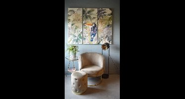 PTMD Derek zwarte vloerlamp maat in cm: 30 x 30 x 120