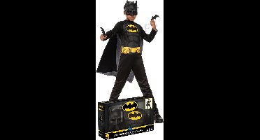 Verkleedkleding - Geschenkdoos - Batman  Black + Batarangs - 7/8jaar