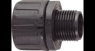 HellermannTyton 166-21000 HG10-S-M12 Slangbevestiging Zwart M12 6.30 mm Recht 1 stuk(s)