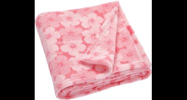 Playshoes - Deken - Hawaii - Roze - 75x100 cm