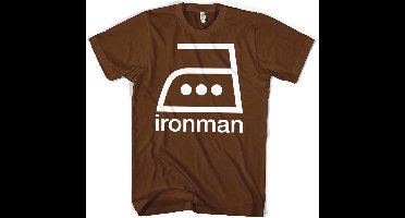 Hybris Ironman T-shirt bruin
