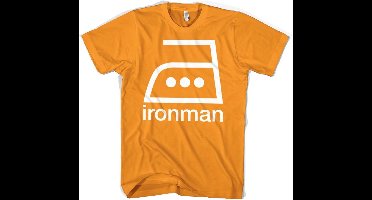 Hybris Ironman T-shirt oranje