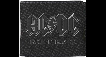 Rocksax AC/DC - Back In Black Portemonnee - Zwart