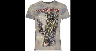Iron Maiden Killers Heren T-shirt - wit/grijs - L