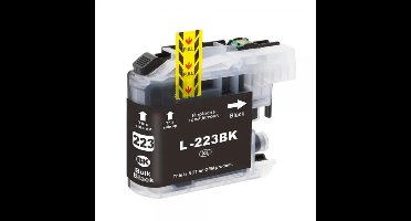 Inktcartridge Geschikt voor Brother LC223 | 1x Zwart cartridge - Geschikt voor MFC J5320DW - J4120DW - J4420DW - J880DW - J480DW - J4620DW - J5620DW - J680DW - J5625DW - J4625DW - J5720DW