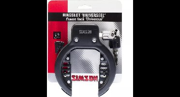 Simson Universeel ringslot - brede opening - inclusief 2 sleutels - geschikt voor brede spatborden