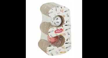 ZOLUX Chatouille Dubbele Kattenkrabpaal met Ballen & Kattenkruid