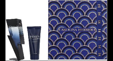Carolina Herrera Bad Boy Cobalt Giftset 200 ml - Edp Electrique Spray 100ml/Shower Gel 100ml