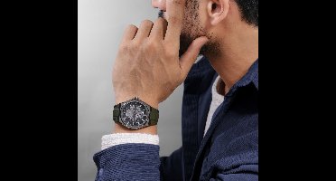 Cerruti 1881 CIWGQ0051205 - Horloge - Siliconen - Donkergroen - 41 mm