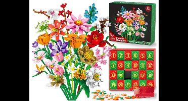 Bloemstukken voor volwassenen - constructiespeelgoed - woondecoratie - sets kunstmatige boeketten - madeliefjesboeketten - voor jongens en meisjes