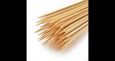 Scoby - Satéprikkers - XL Prikkers - BBQ Prikkers - Skewers - 25 cm - 100 Stuks