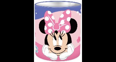 Disney Minnie Mouse Metalen Pennenbak – 10×11 cm – Stevige Opbergbox voor Potloden & Pennen