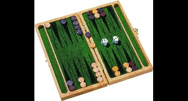 GOKI Spel - Backgammon - 25X24X4Cm - Hout - 6 Jaar