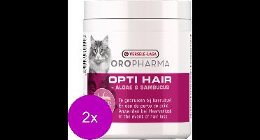 Versele-Laga Oropharma Opti Hair Cat Tegen Haaruitval - Voedingssupplement - Huid - Vacht - 2 x 130 g Granules