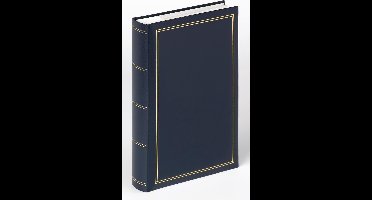 Walther ME-140-L Monza - Memo insteekalbum - Formaat 24 x 33 cm - 300 foto's 10 x 15 cm - Blauw