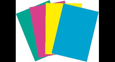 Glossy cardboard 250gr. - A4 - zwart