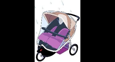 Babsana Regenhoes voor Duo-Rider - Transparant