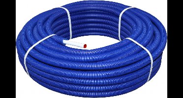 Bonfix Perskoppeling - Alu-pers - Systeembuis met mantel - blauw - 16mm x 2,0 (50 m)