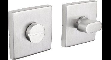 Lavuzo WC|sluiting RVS vierkant rozet | Per Set