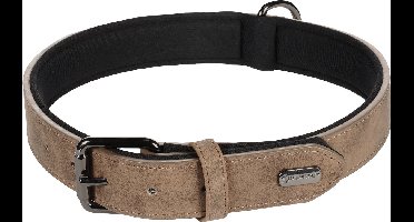 Flamingo Delu Met Neopreen - Halsband Honden - Halsband Delu Bruin Xxl 52-62cm 30mm - 1st - 123493 - 1st