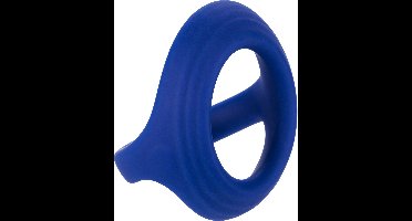 Calexotics - Admiral Cockring en Dubbele Scrotum Ring - Rekbaar - Blauw