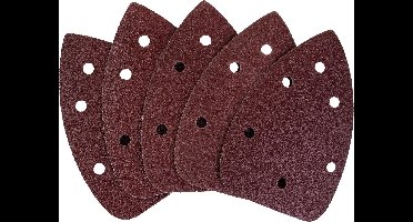 Westfalia Maal driehoeken, korrel 60, 140 x 140 x 8 mm, 5 stuks