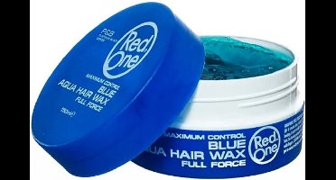 Red One Aqua Hair Wax - Blue / Blauw - Voordeelverpakking 12 stuks