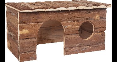 Flamingo Howy - Knaagdierhuis Knaagdier - Huisje Howy Hout L 40x23x22cm - 1st - 130297 - 1st
