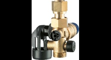 Boilermarkt Inlaatcombinatie 8bar 2 x 15mm knel