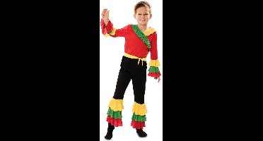 Rumba Danser Kostuum Jongen - 7-9 Jaar