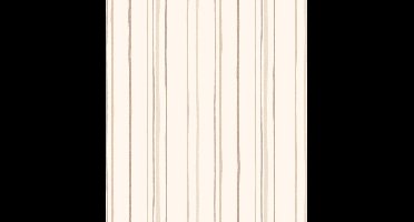 Dutch Wallcoverings papierbehang streep - beige